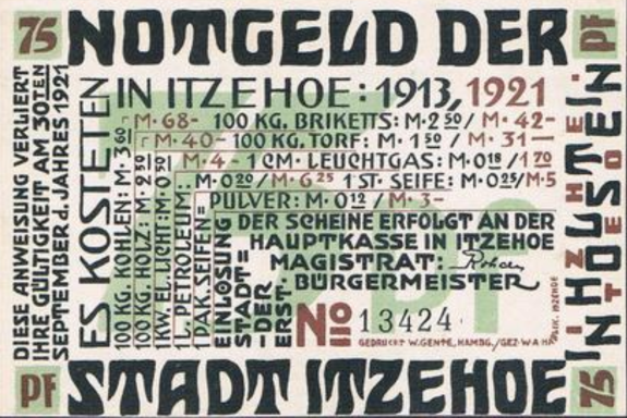 Wenzel Hablik's Masterpiece Notgeld