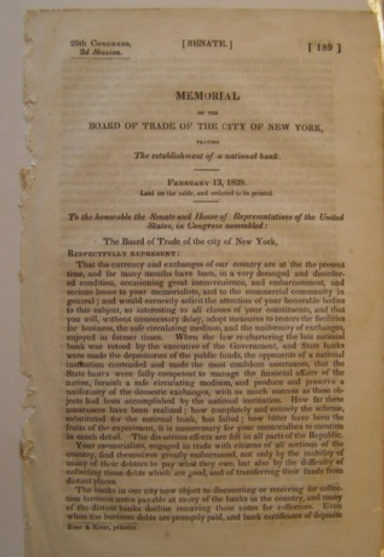 A historical document titled "Report the Progress of the Civil War in New York."