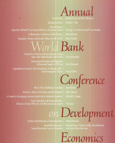 Text promoting the Annual World Bank Conference on Development Economics.
