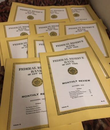Stack of yellowed documents titled "Federal Institute of Industrial Research."
